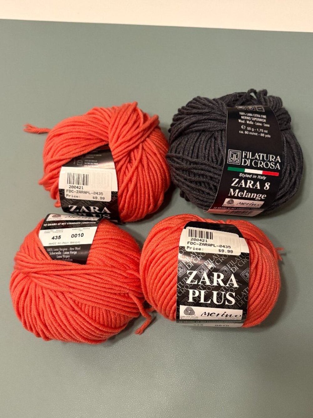 Filatura di Crosa Yarn - Zara Plus and Zara 8 Melange